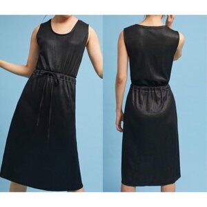 Anthropologie Dolan Left Coast Metallic Knit Dress Sz XL Womens Sheer Sleeveless